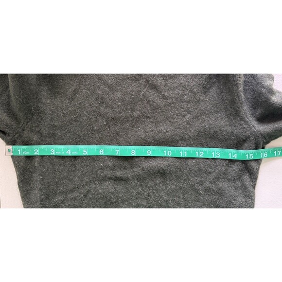 Prive Women’s 100% Cashmere Dark Green Sweater Quiet Luxury Timeless Classic XS - Picture 7 of 8